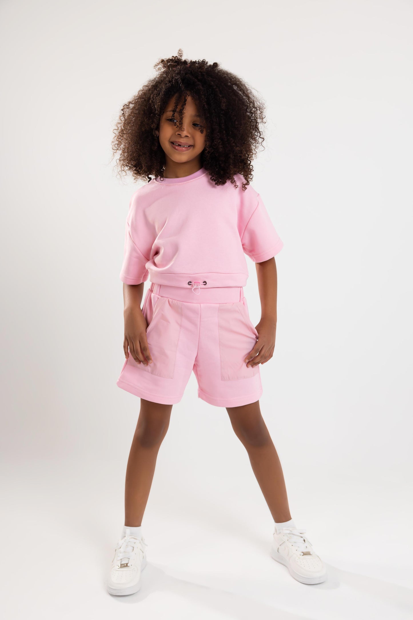 Girl's Set (Pink X Pink waterproof Pockets)