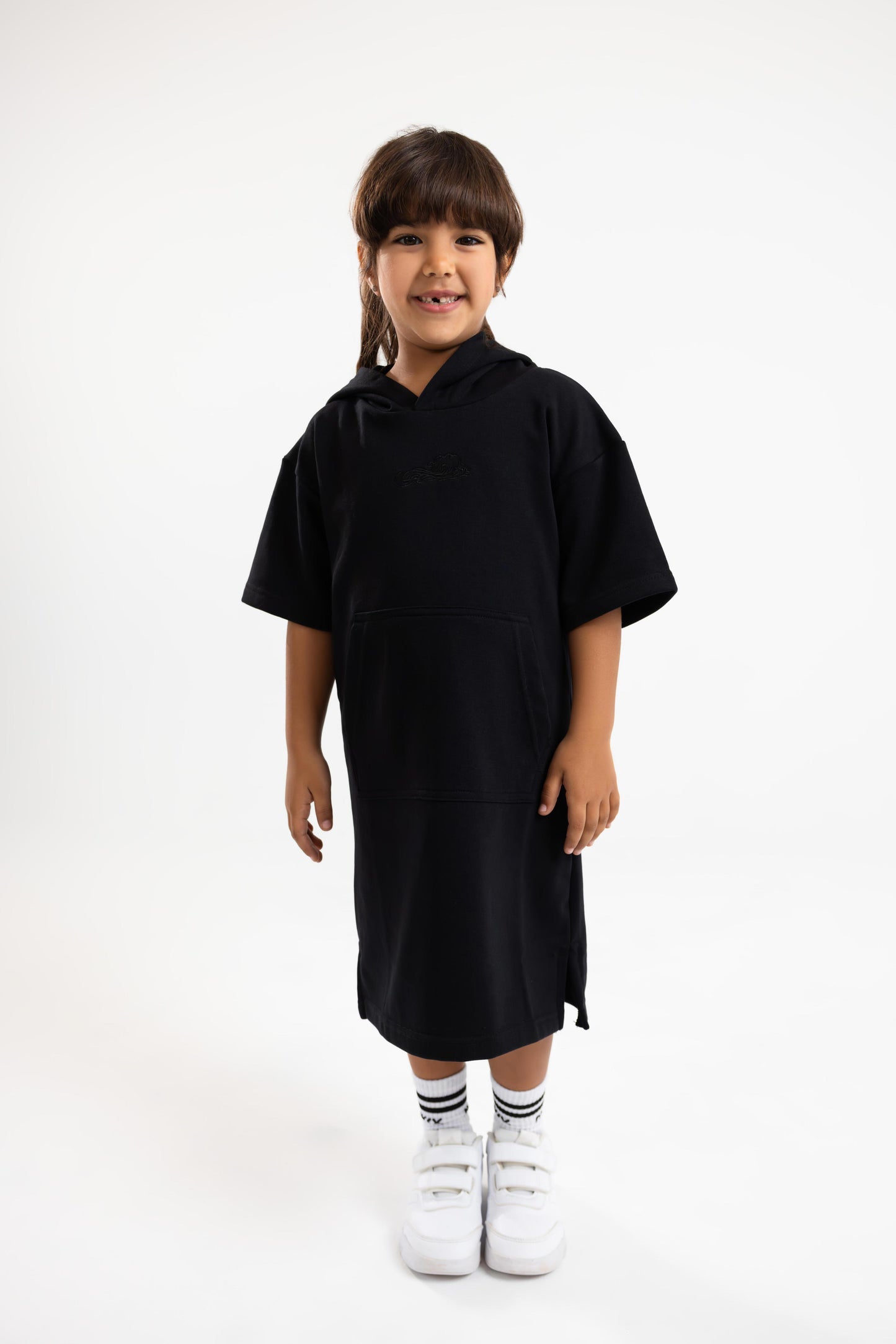 Black Hooded Dress