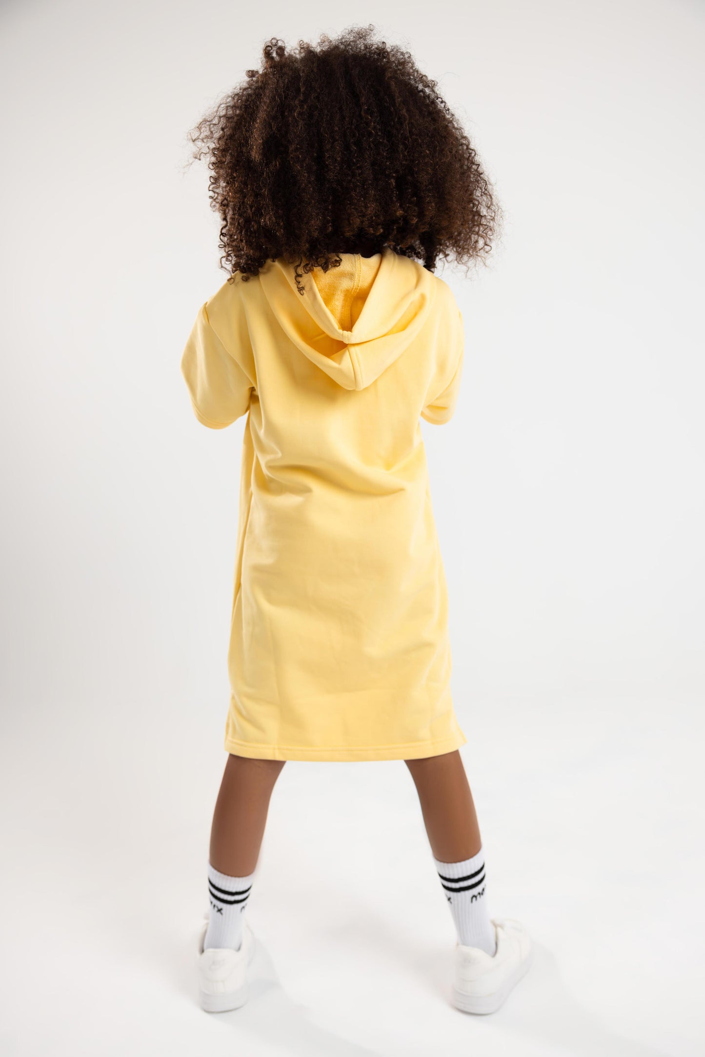 Yellow Hooded Dress