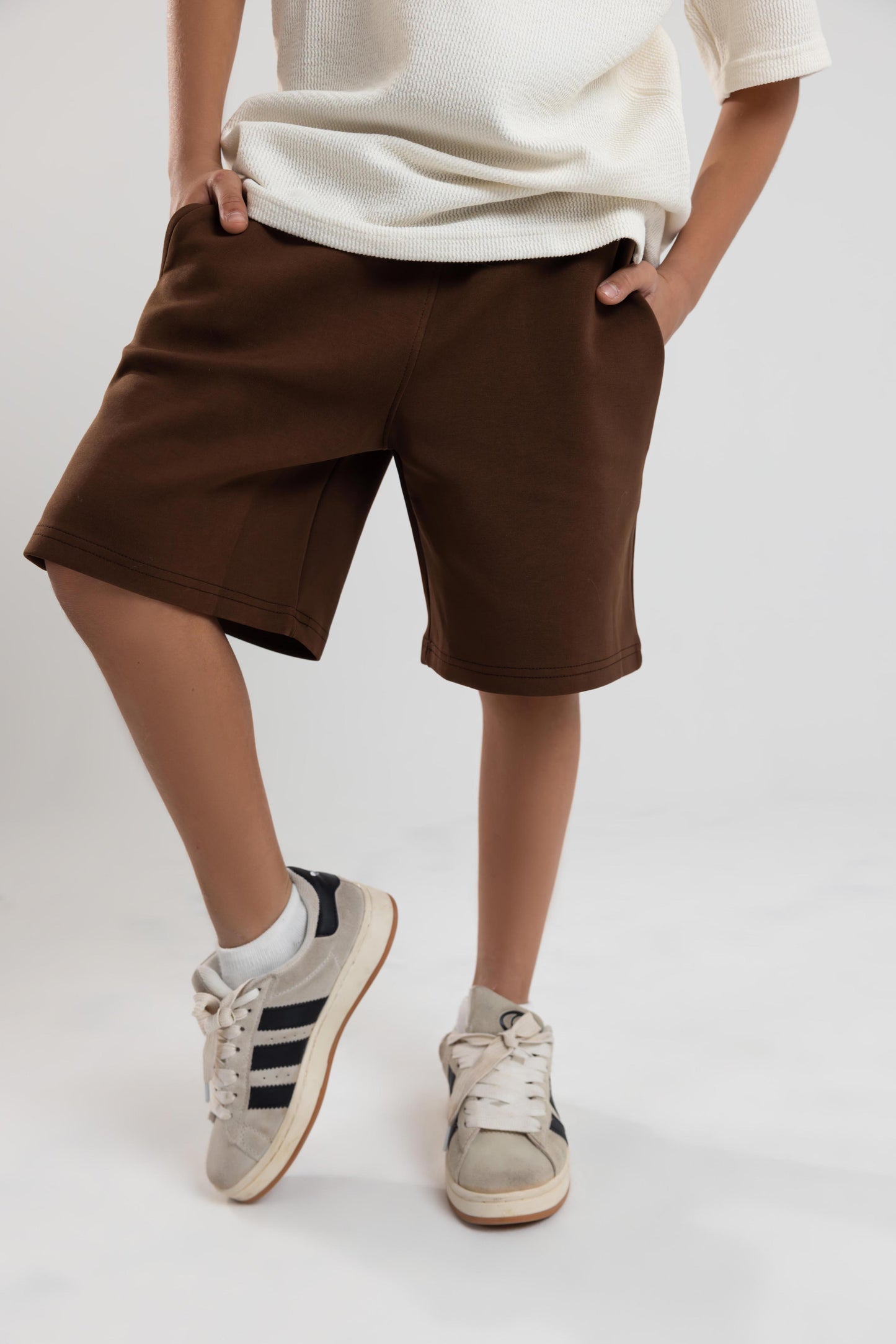 Brown Active Shorts