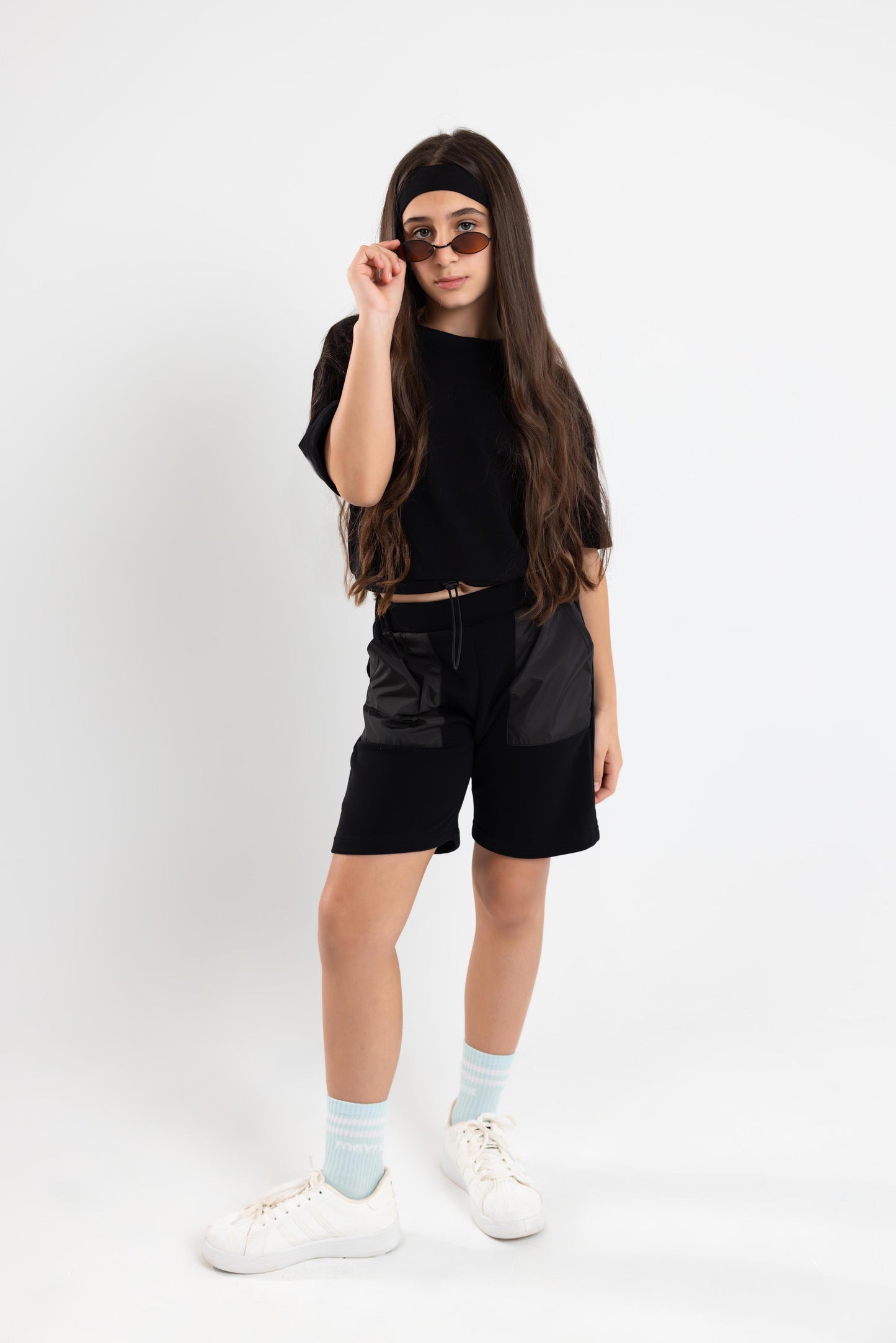 Girl's Set (Black X Black waterproof Pockets)