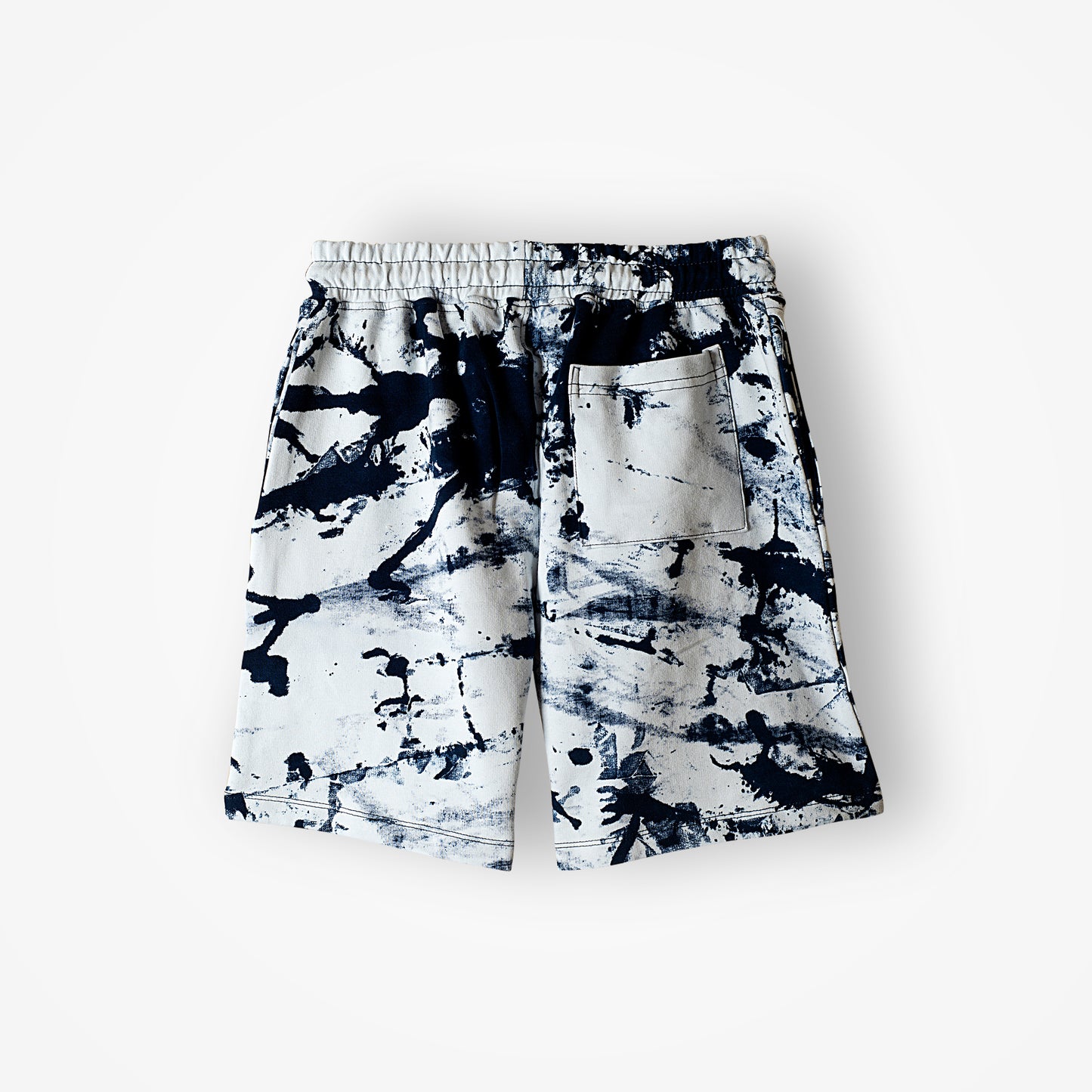 Tie-Dye Shorts -Navy Blue