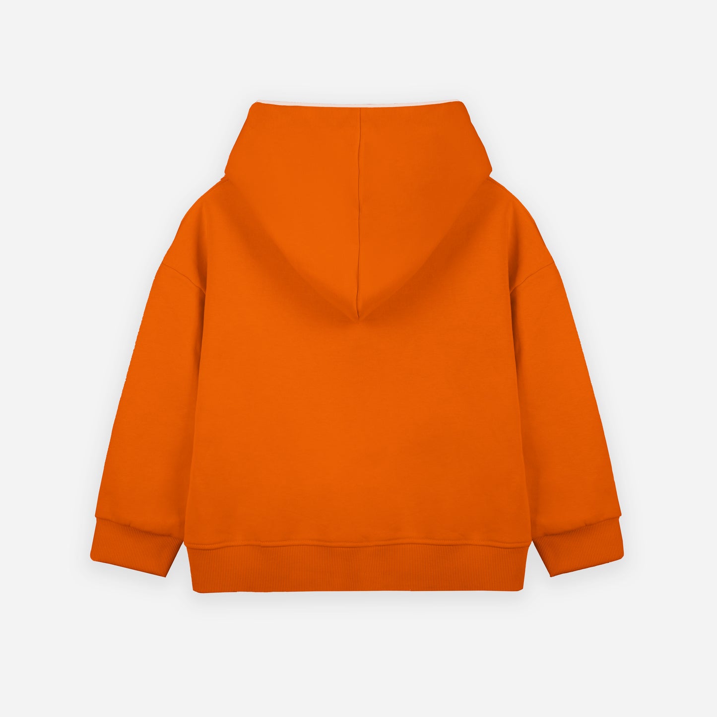 Plain Piping Hoodie - Orange