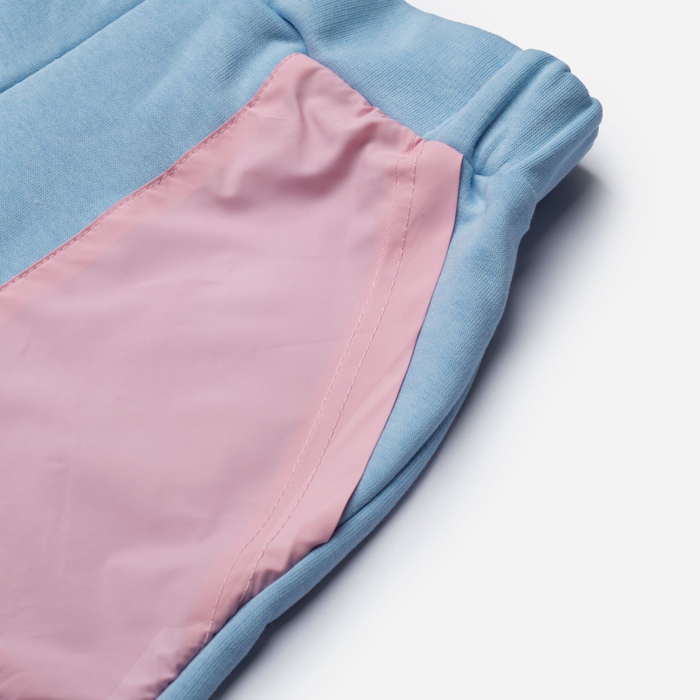 Girl's Set (Baby Blue X Pink waterproof Pockets)