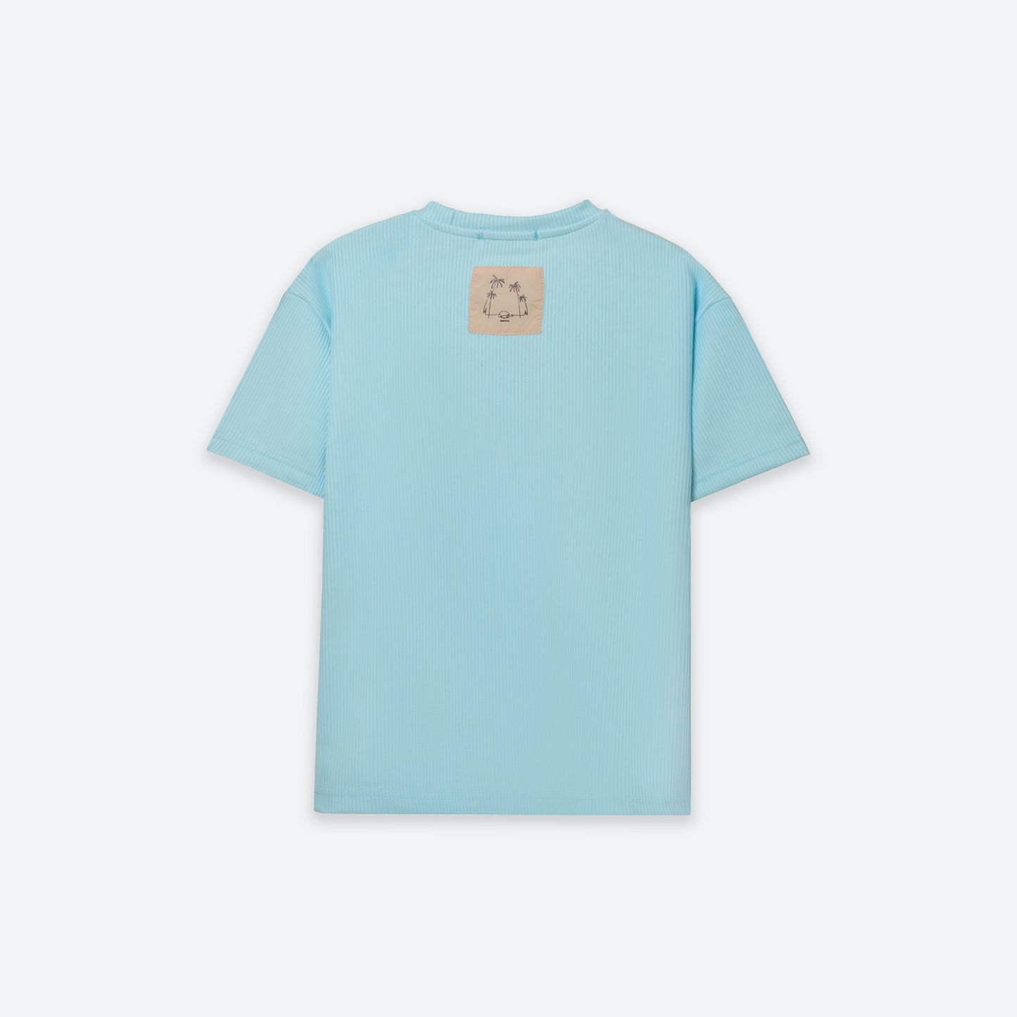 Textured Ribbed Set - baby blue