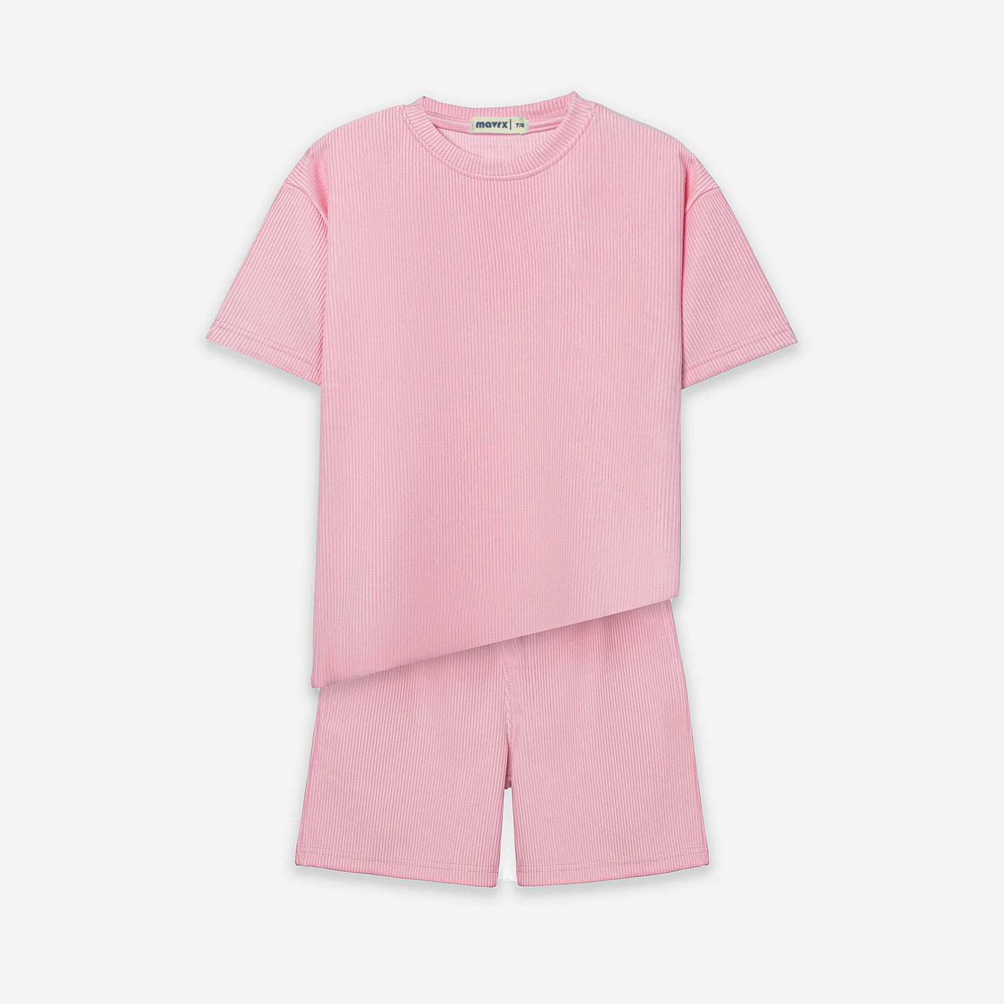 Textured Ribbed Set - pink