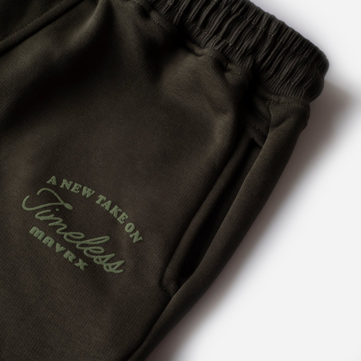 Wide-leg Sweatpants - Olive