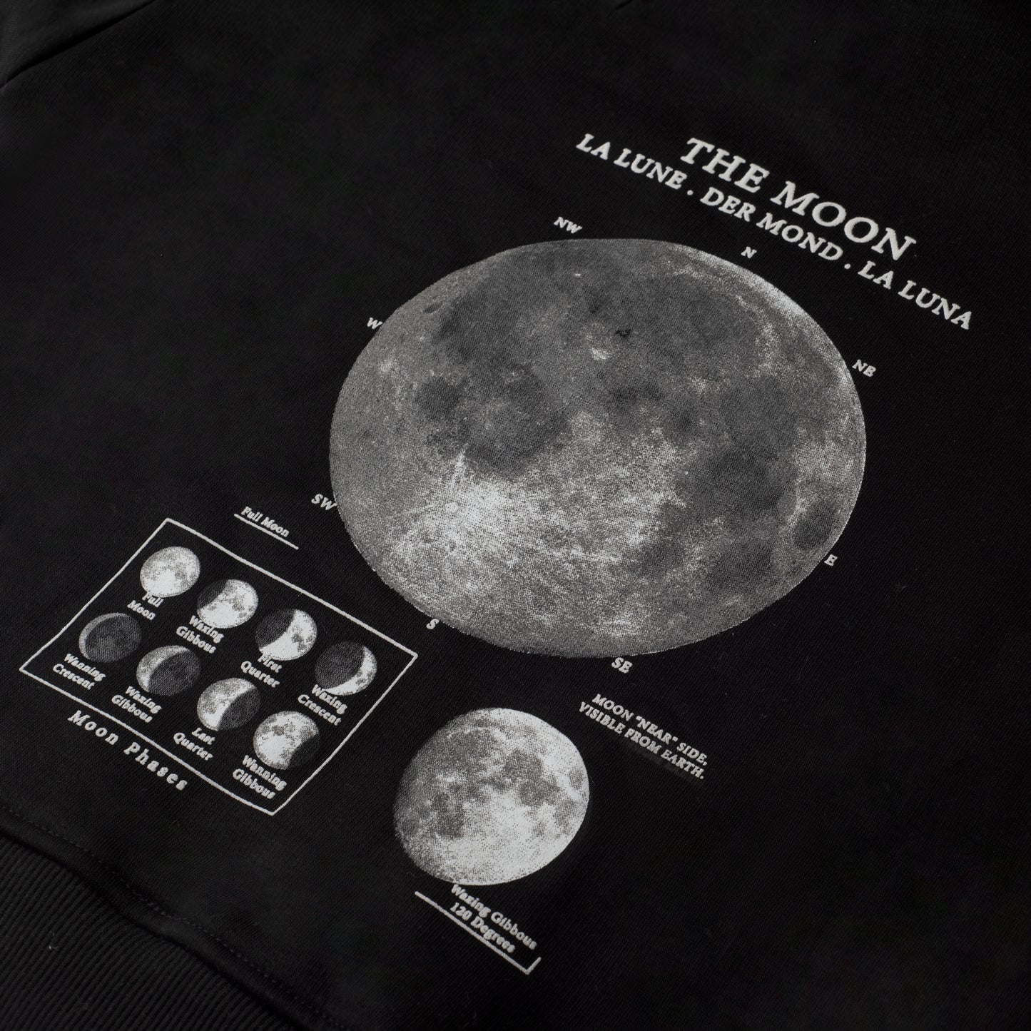 The Moon printed hoodie