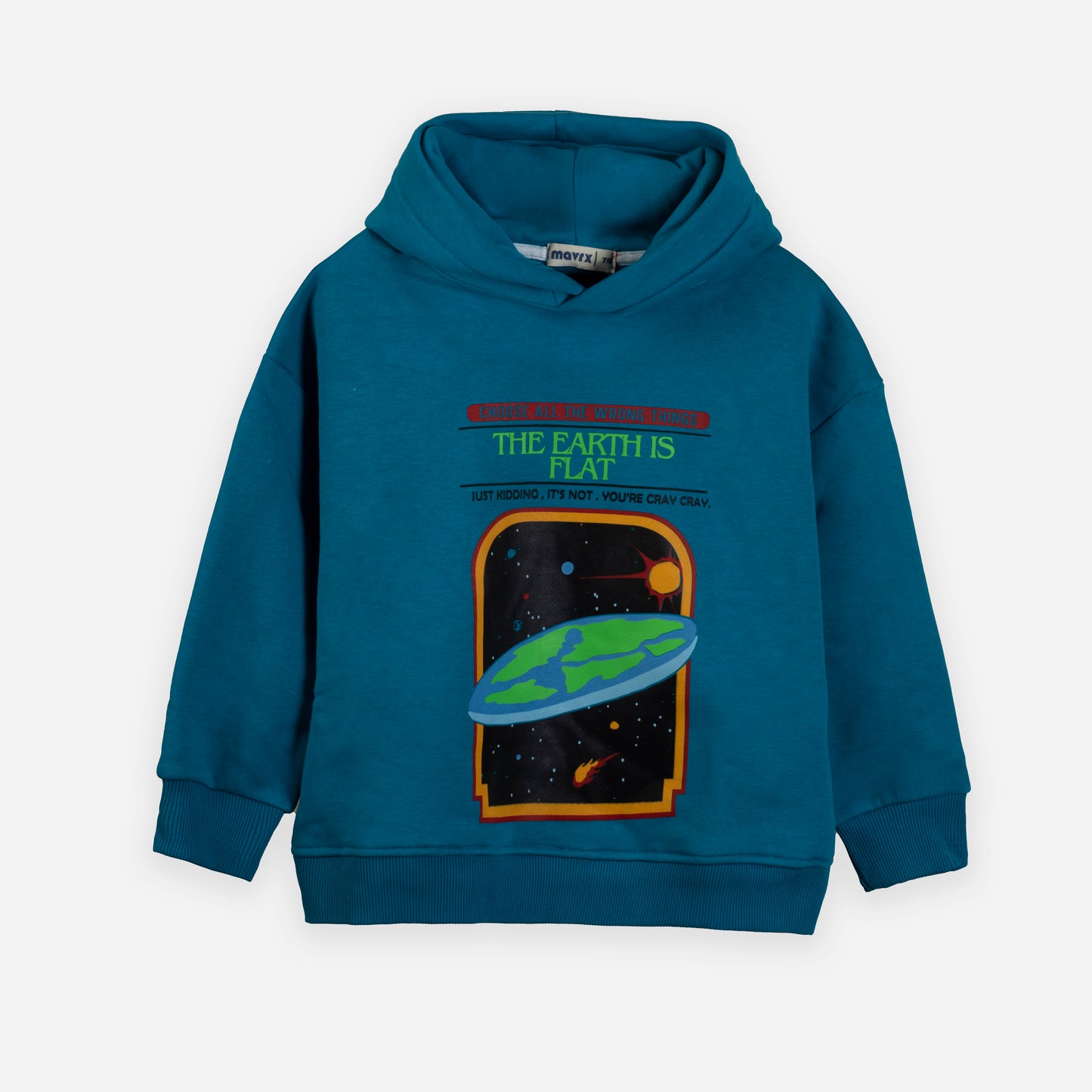 Earth printed hoodie