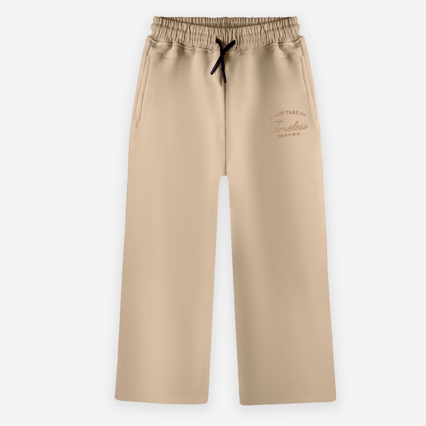 Lightweight Baggy Sweatpants - Beige