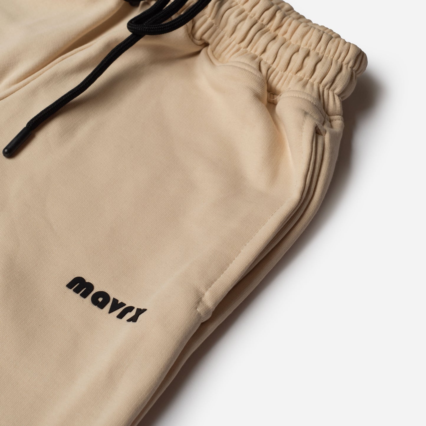 Lightweight Baggy Sweatpants - Beige