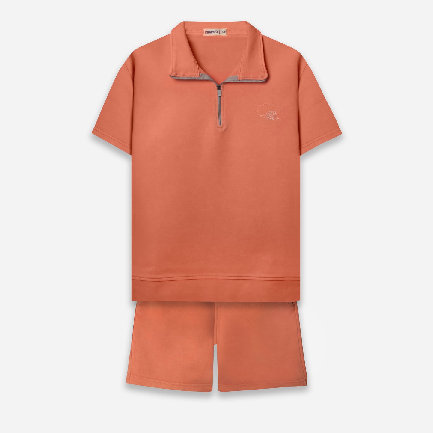 Faded Polo Set - Orange