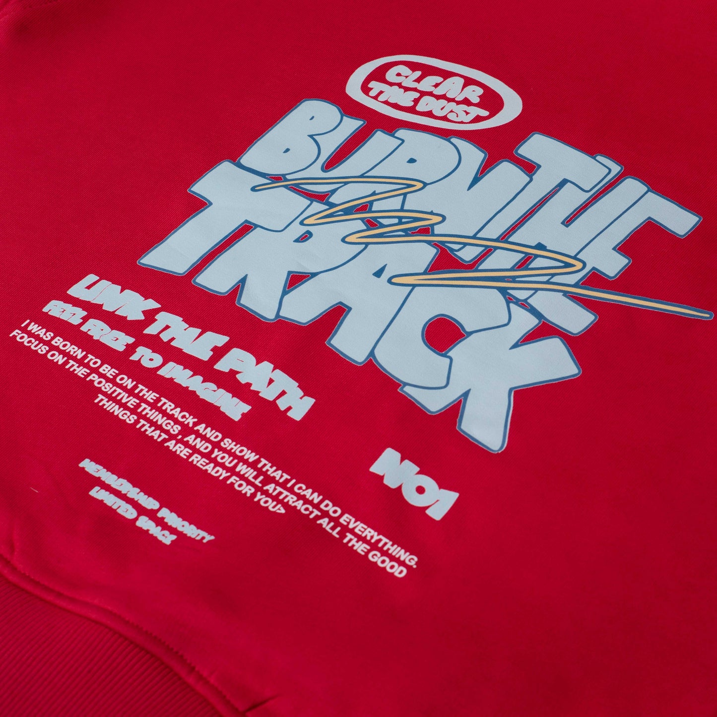 Clear The Dust Hoodie- Red