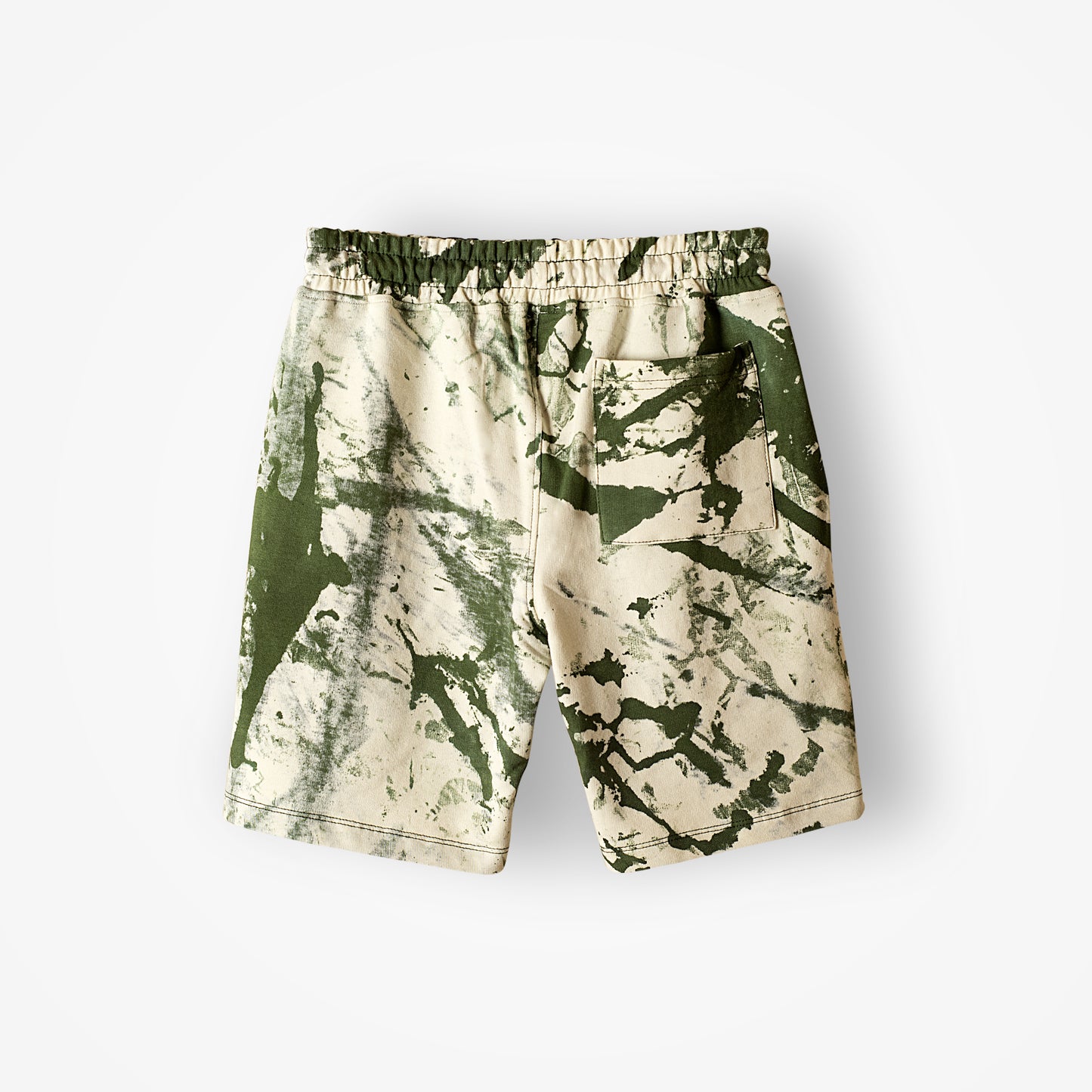 Tie-Dye Shorts -Green