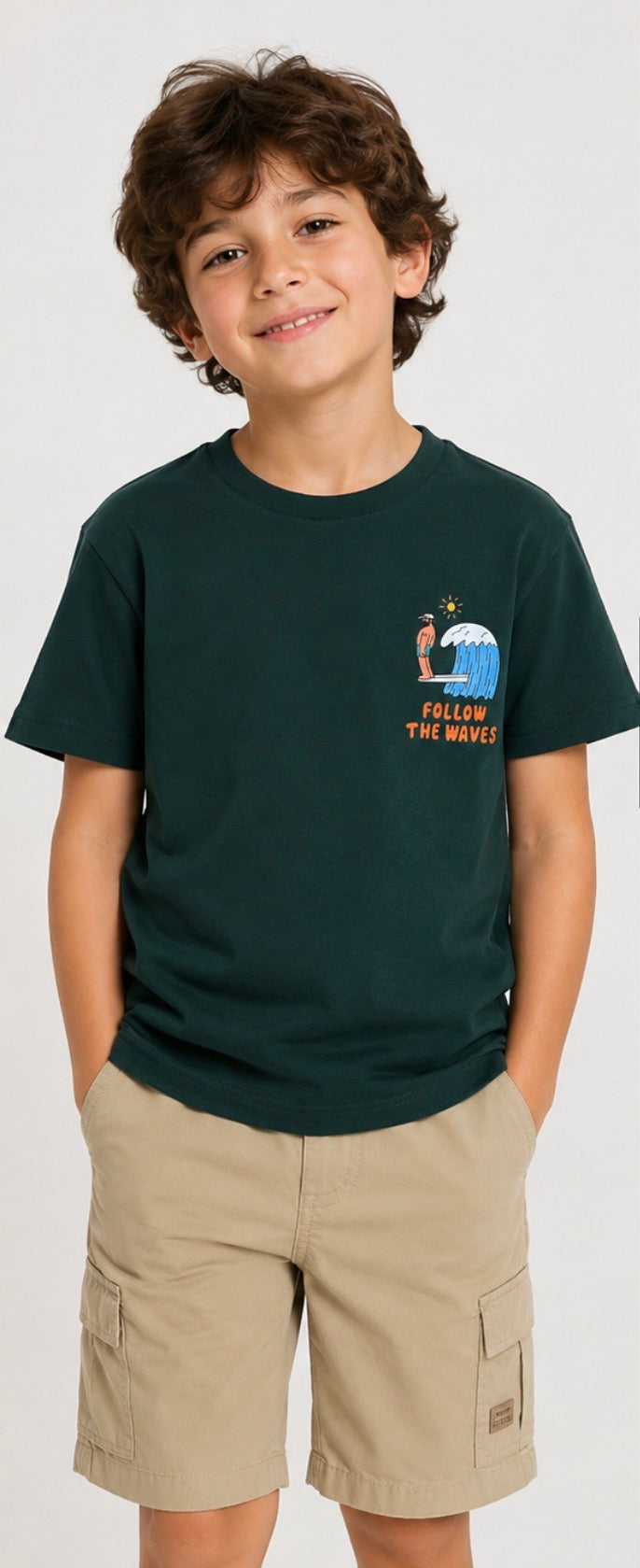 Follow The Waves Printed T-shirt