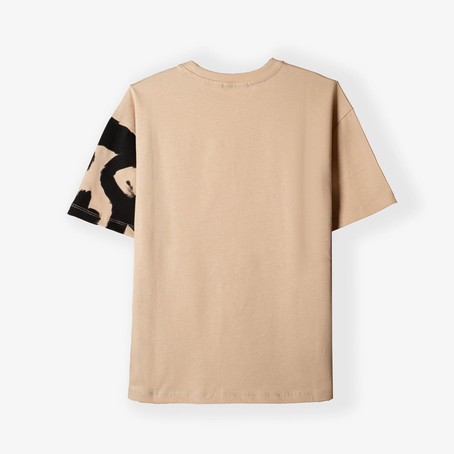 Beige X Black Graffiti T-shirt