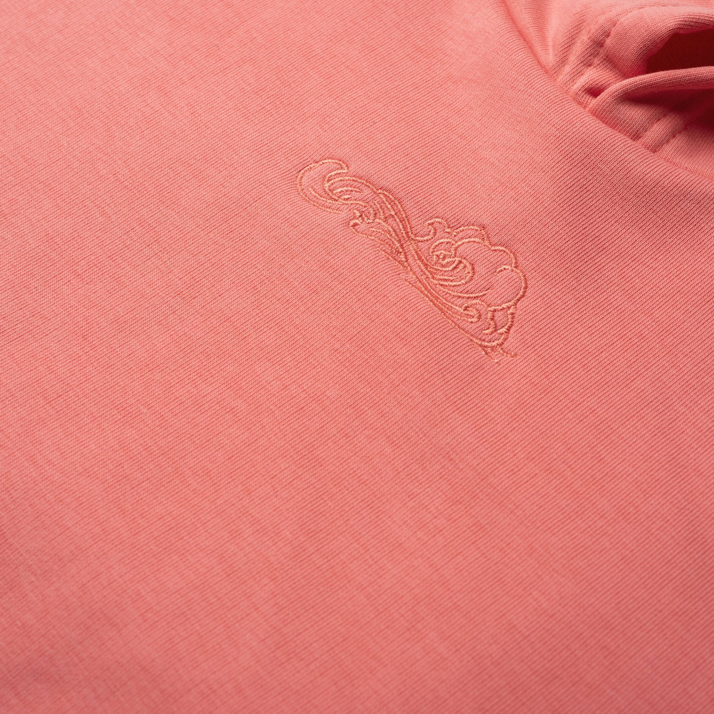Coral Pink Hooded Dress
