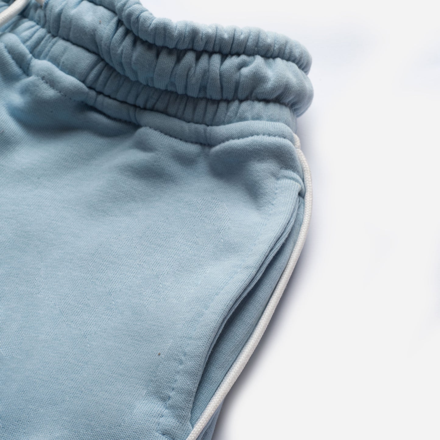 Piping Shorts - Baby Blue