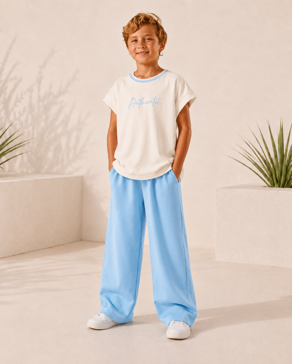 Authentic Set - (Off White x Baby Blue)