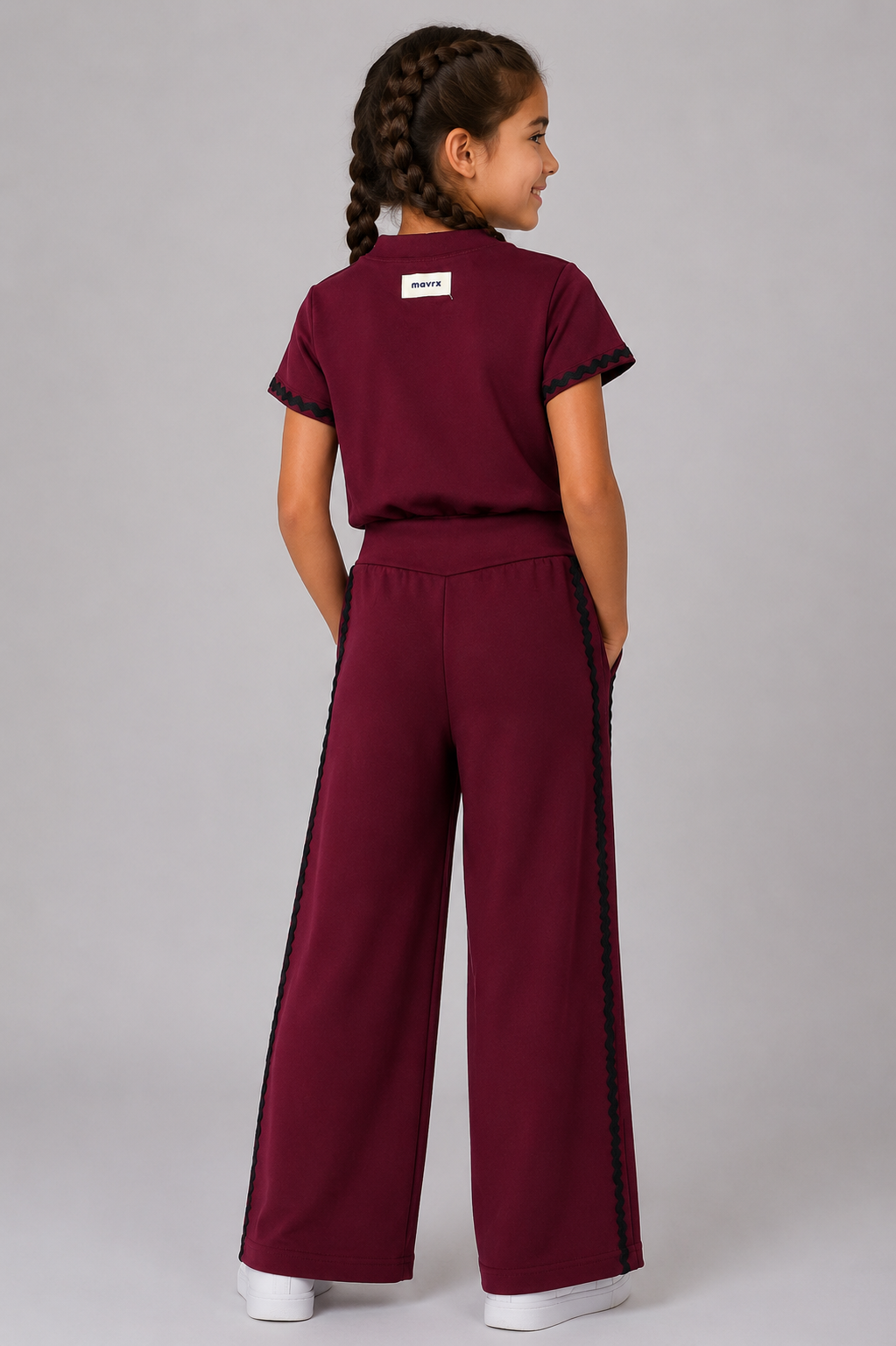 Girl's Comfort Set - Burgundy
