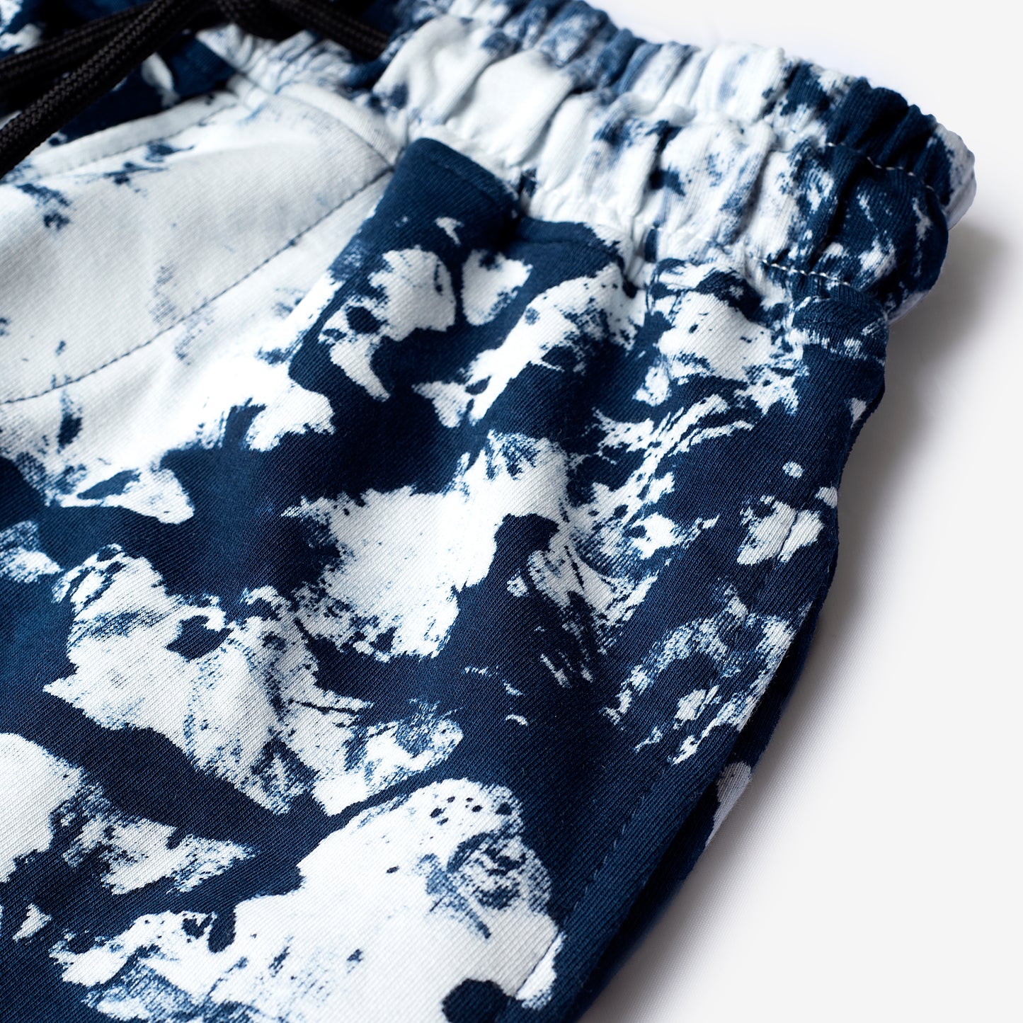 Tie-Dye Shorts -Navy Blue