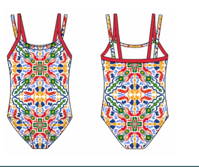 Mini Moasic Swimsuit
