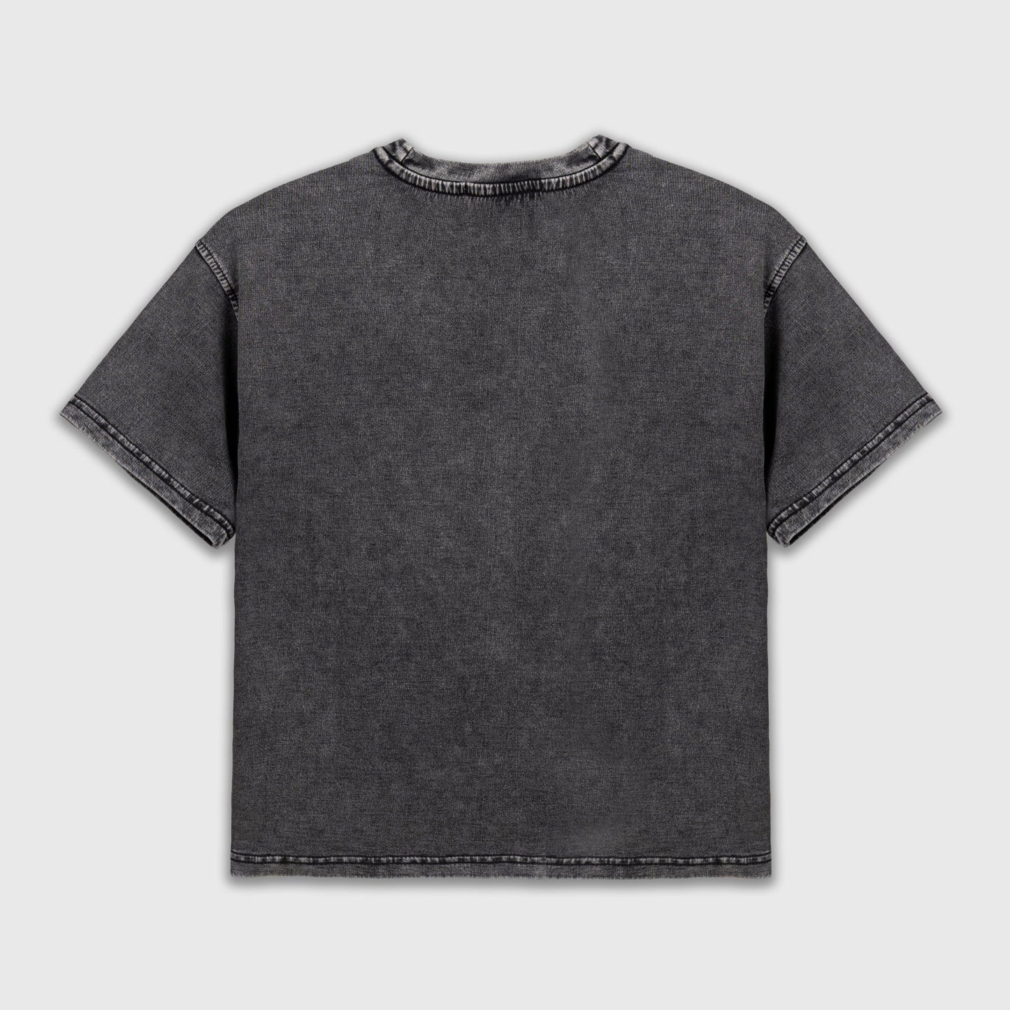Faded t shirt- Grey Black