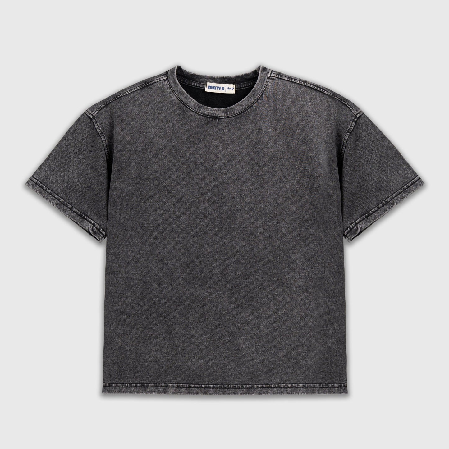 Faded t shirt- Grey Black
