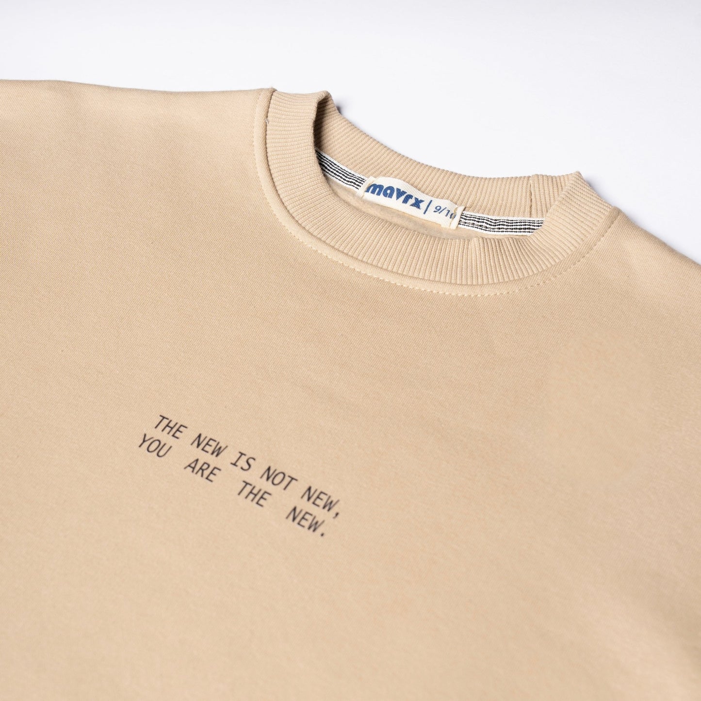 Beige oversize sweatshirt - Mavrx