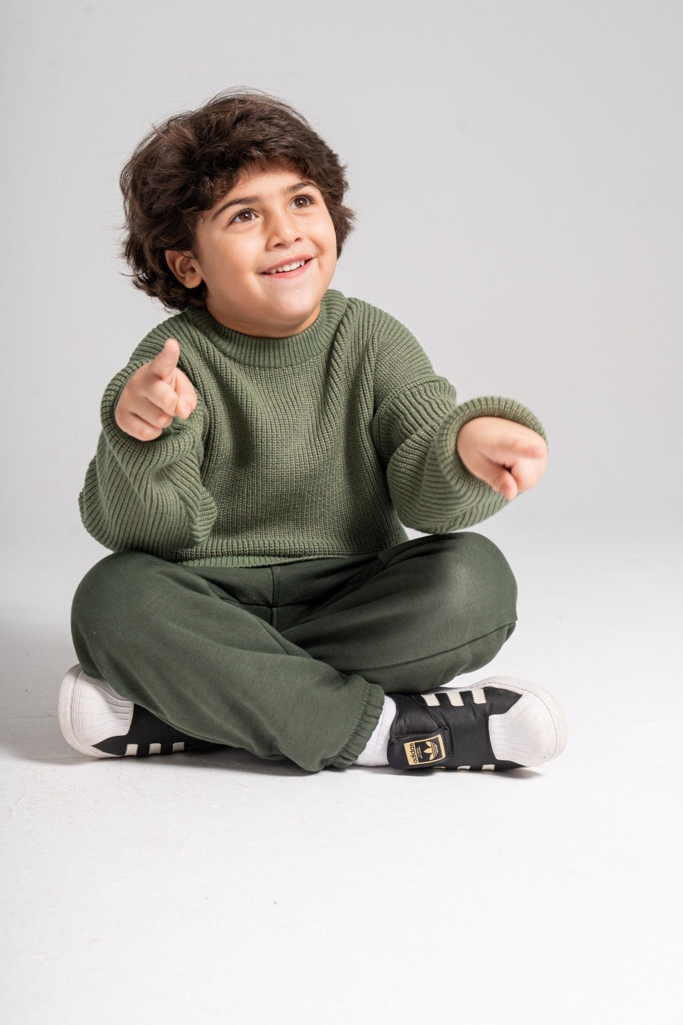 Olive knit set - Mavrx