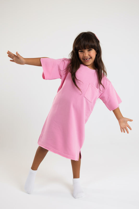 Pink Unfinished Dress