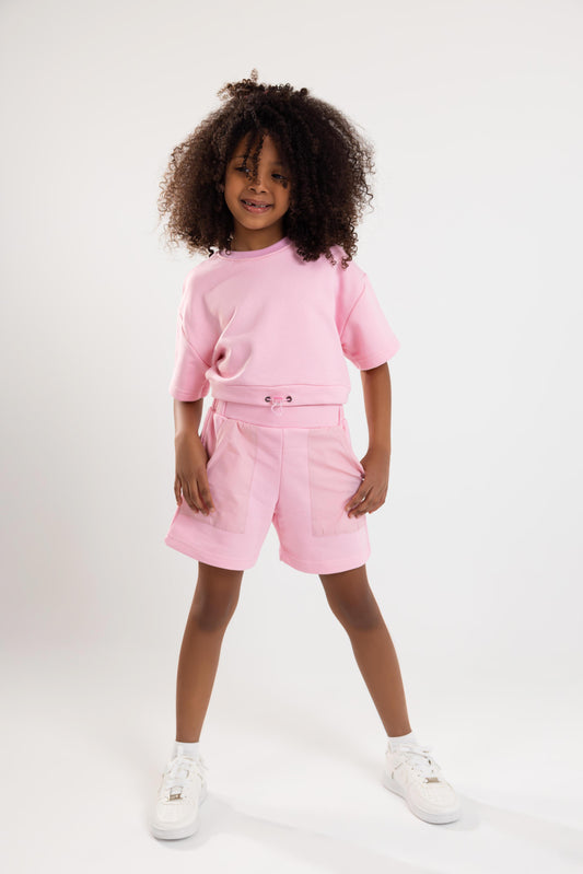 Girl's Set (Pink X Pink waterproof Pockets)
