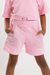 Girl's Set (Pink X Pink waterproof Pockets)