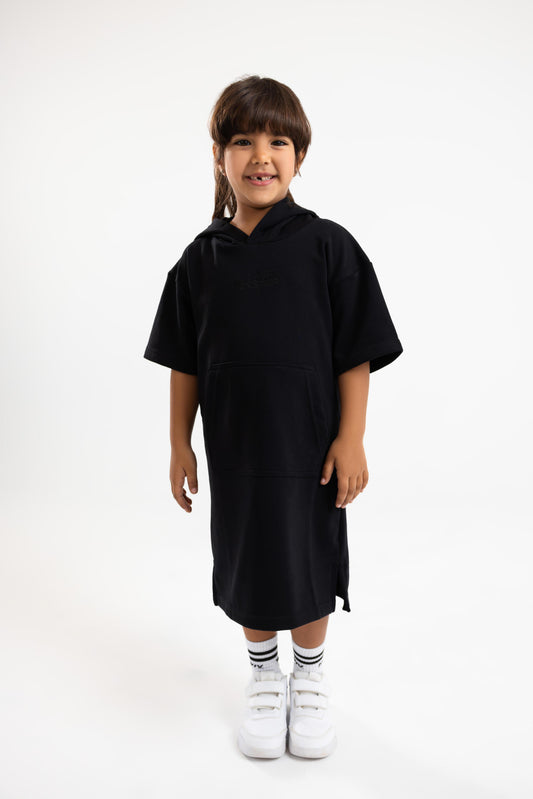 Black Hooded Dress
