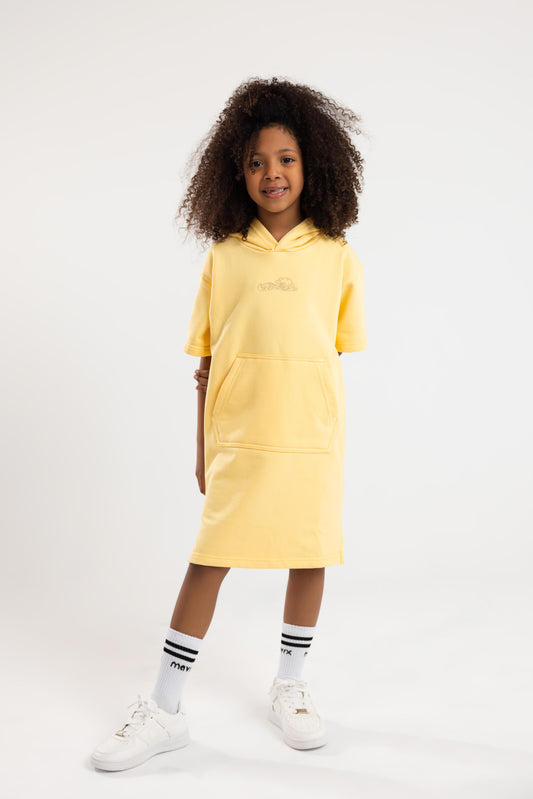 Yellow Hooded Dress