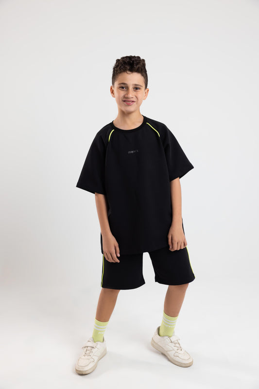 Black Active Piping Set