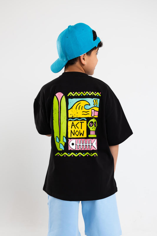 Act Now Printed T-shirt
