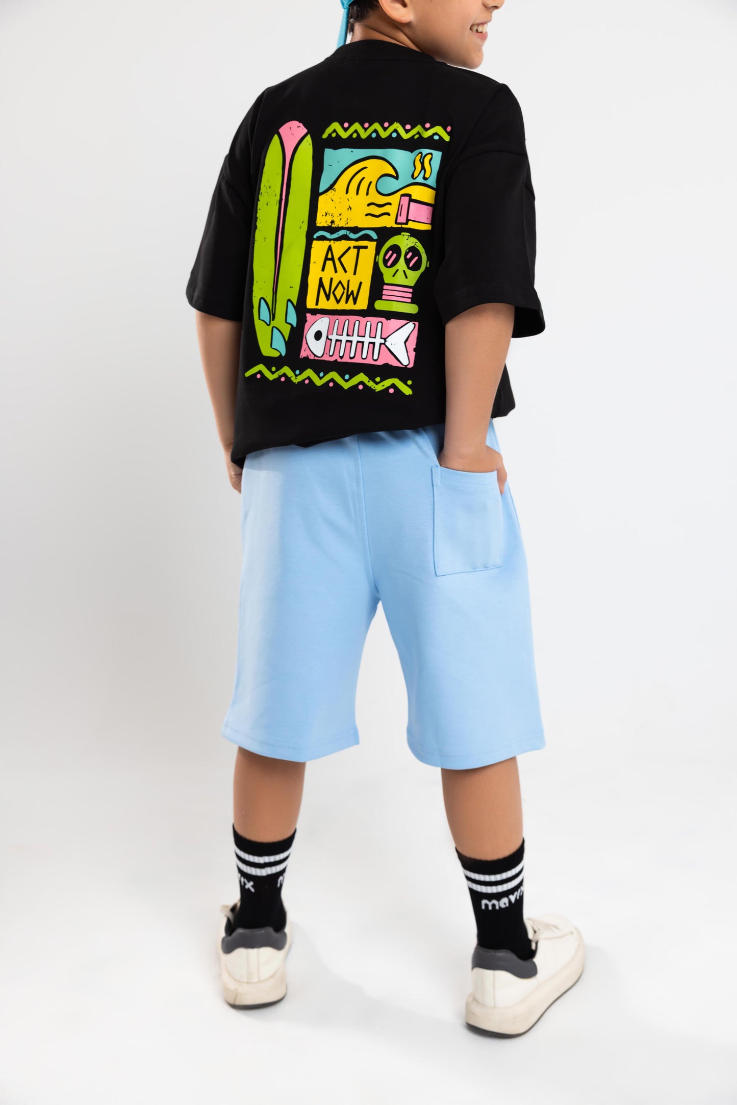 Baby blue  Active Shorts