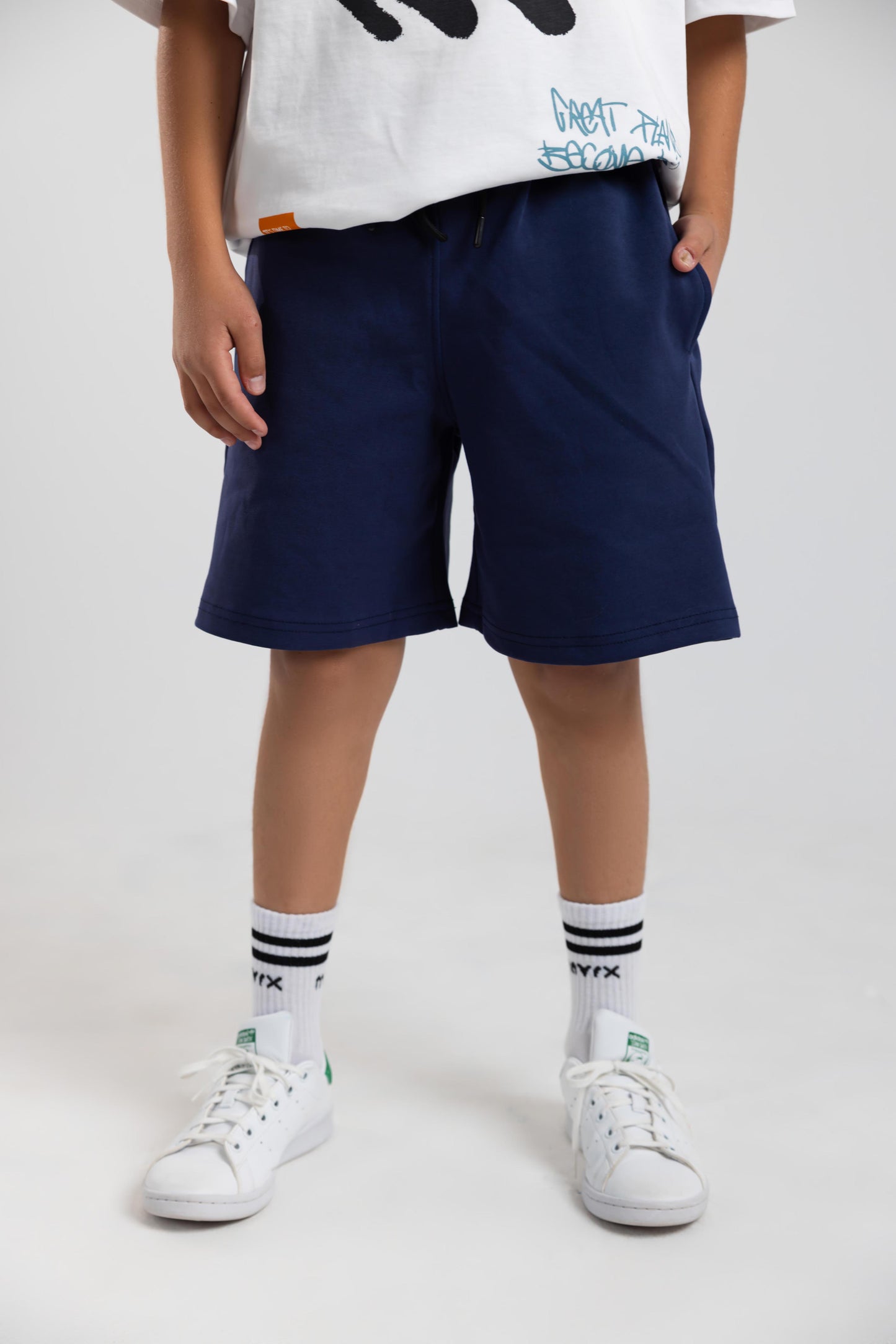 Navy Blue Active Shorts