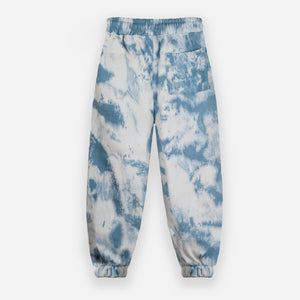 Tie-Dye Sweatpants - baby Blue