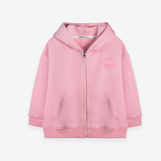 Timeless Pink Full-Zip Jacket