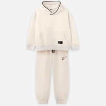 Load image into Gallery viewer, Piping Hoodie Set - Off White
