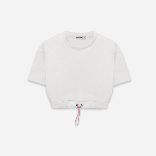 White crop top