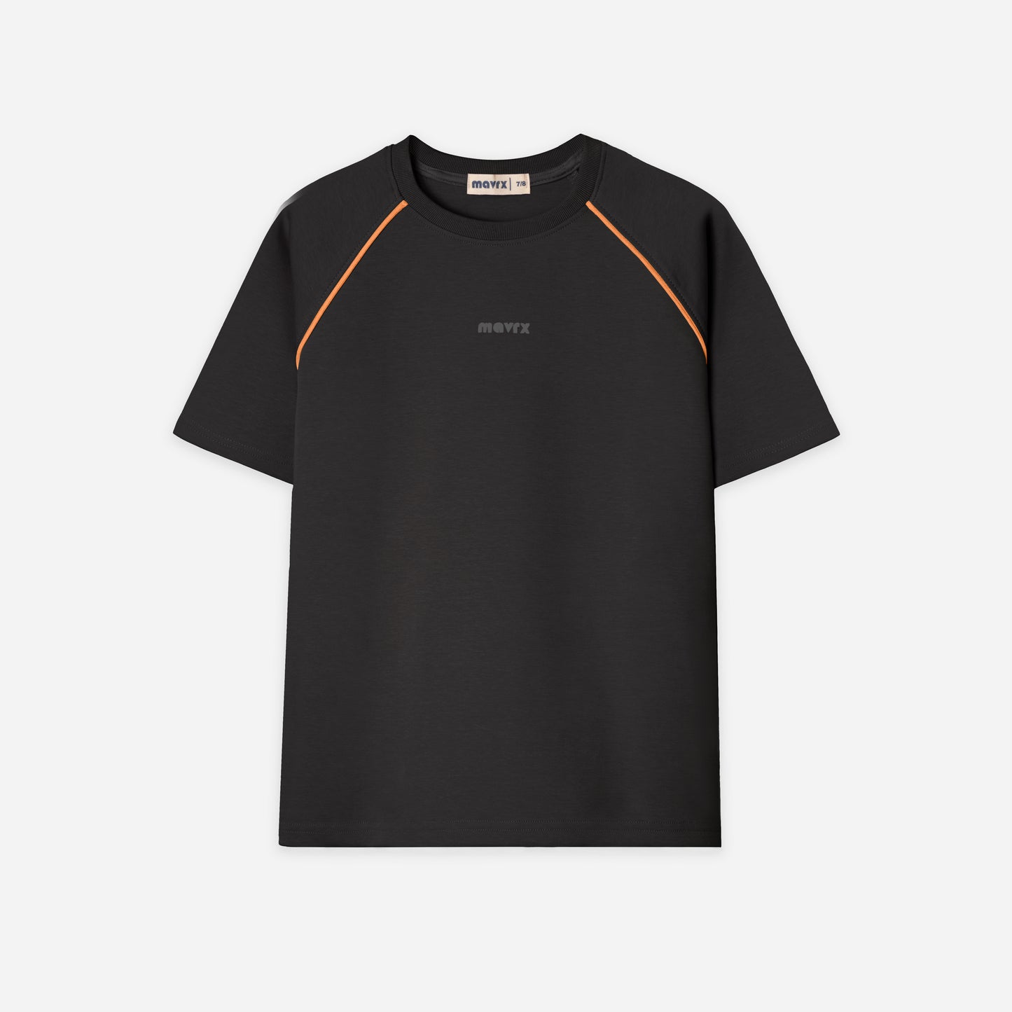 Dark Grey Piping T-shirt