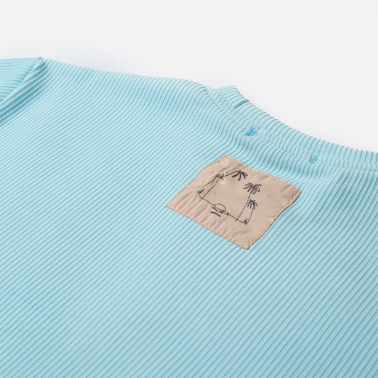 Textured Ribbed Set -  baby blue
