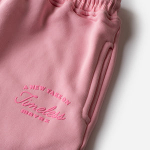 Wide-leg Sweatpants - Pink