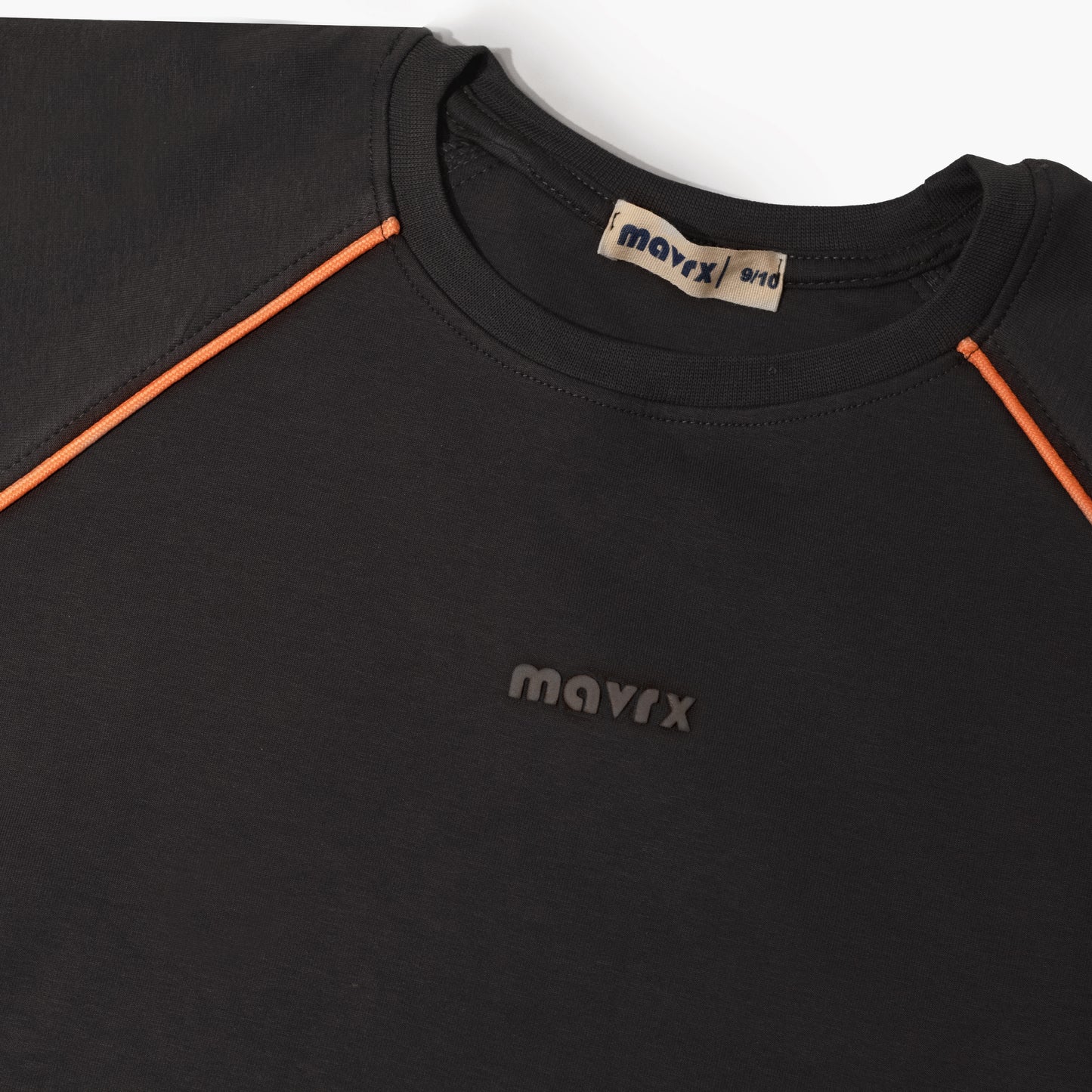 Dark Grey Piping T-shirt