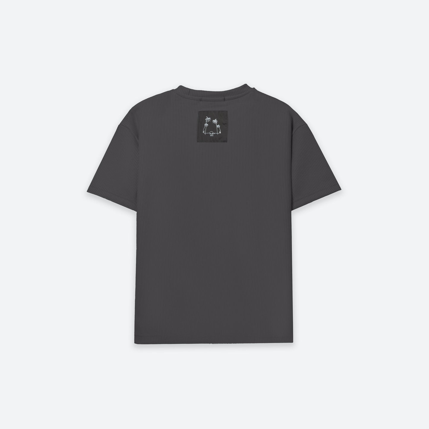 Textured Ribbed Set - Dark Grey