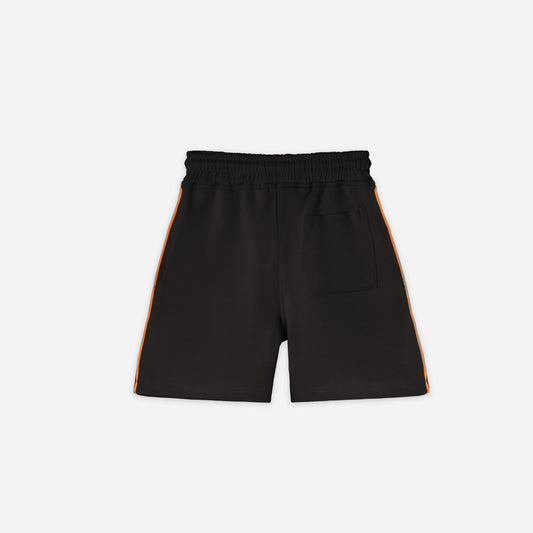 Dark grey piping active shorts