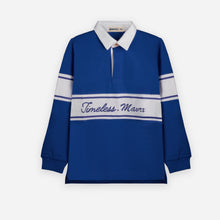 Load image into Gallery viewer, Polo Rugby Shirt (Blue x white)
